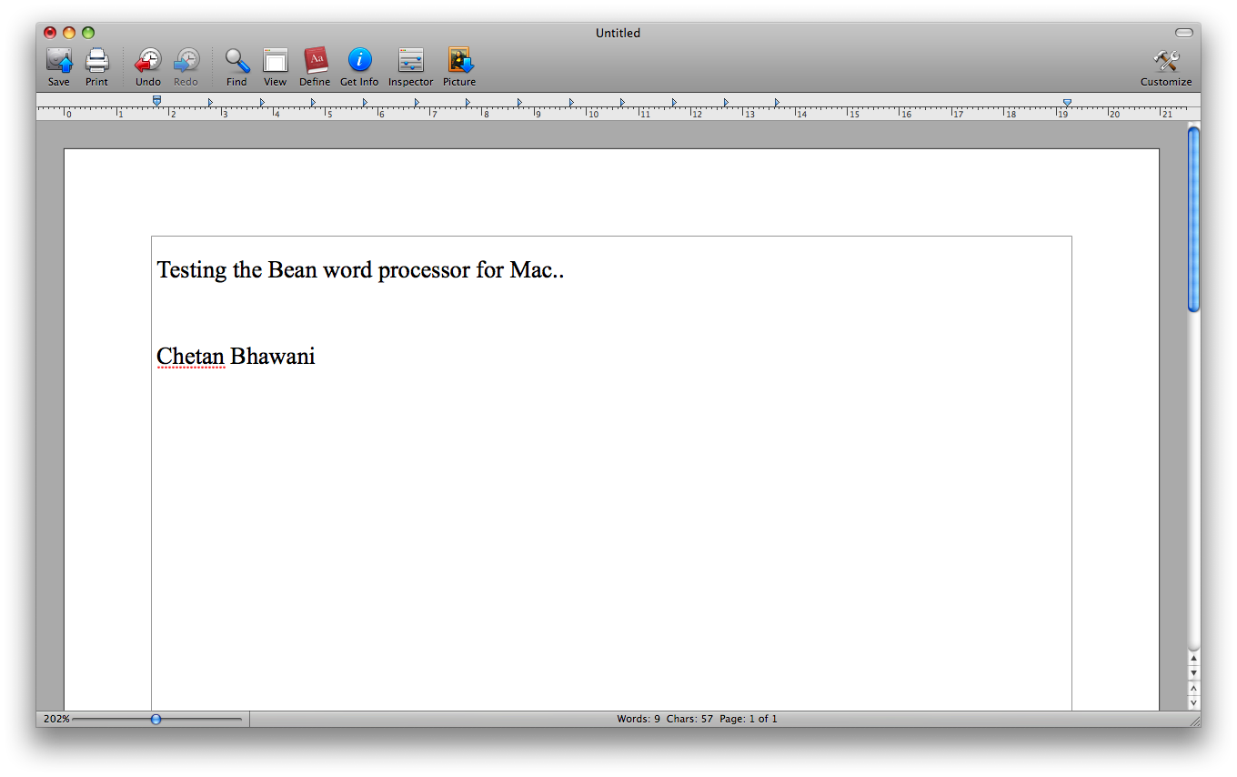word processing application for mac